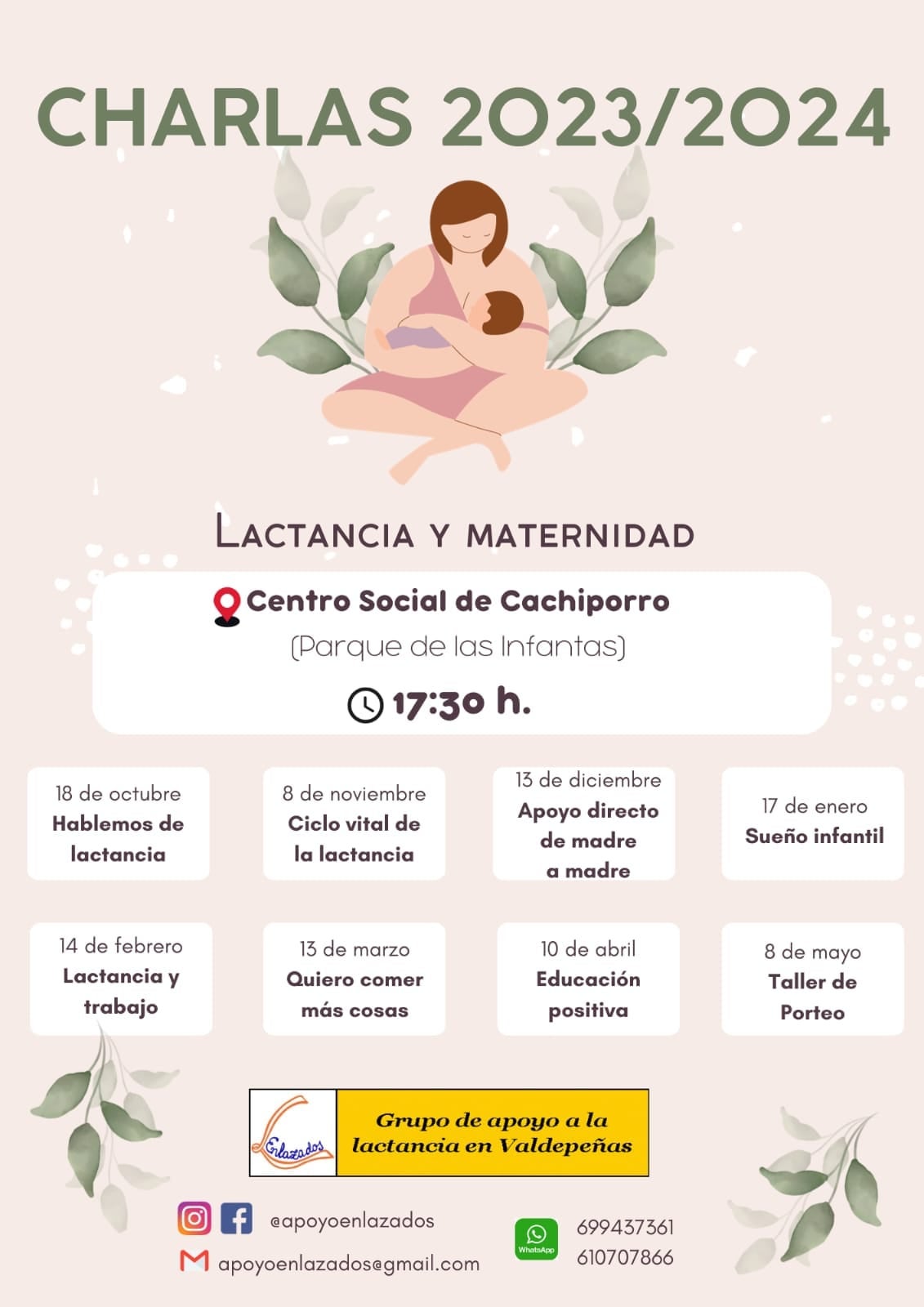 La Asociación de Apoyo a la Lactancia Materna 'Enlazados' busca compartir información y experiencias La Asociación de Apoyo a la Lactancia Materna 'Enlazados' busca compartir información y experiencias