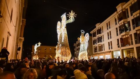 &Aacute;ngeles de la Navidad de Elche en 2023.