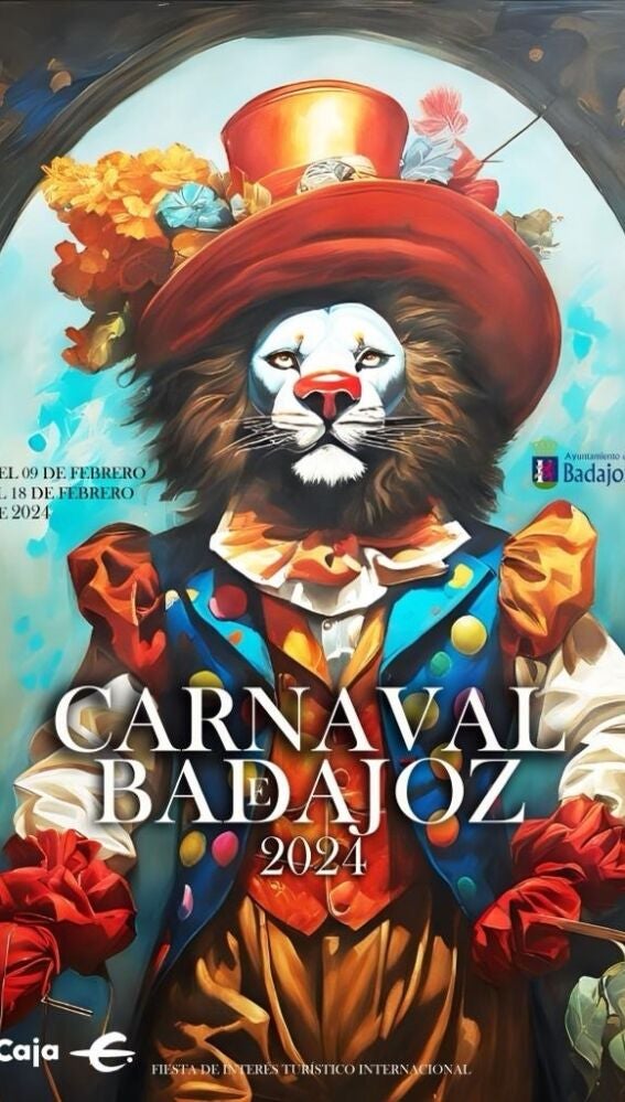 Cartel oficial Carnaval Badajoz 2024