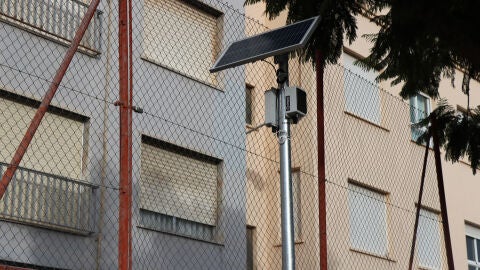 Equipo de medición de la calidad del aire en colegios e institutos