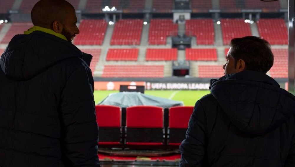 Marcelino junto a Capoue