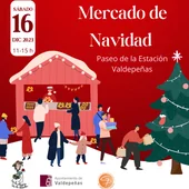 Cartel Mercado de Navidad de La alegría de la huerta Cartel Mercado de Navidad de La alegría de la huerta
