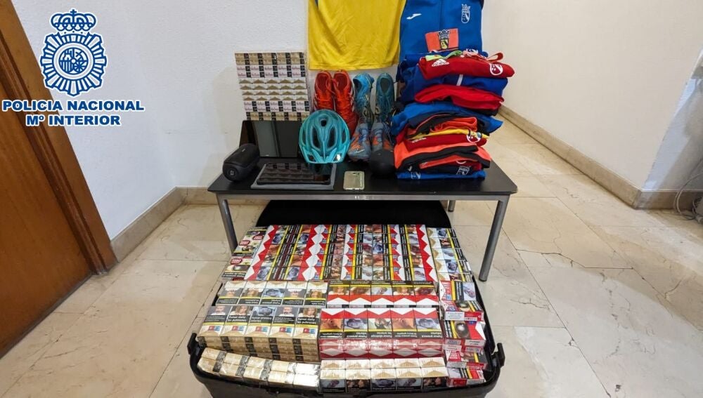 Los objetos que han sido recuperados 
