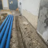 La obra realizada en la calle Honduras La obra realizada en la calle Honduras