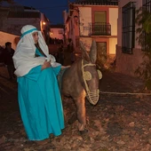 Escena del Belén viviente de Moral de Calatrava Escena del Belén viviente de Moral de Calatrava