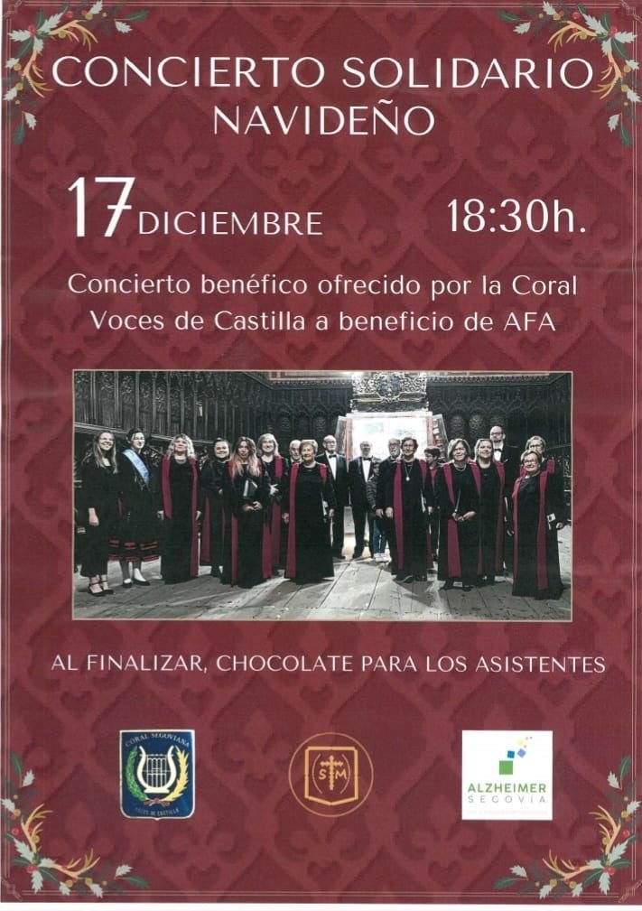 Concierto solidario a favor de AFA Segovia Concierto solidario a favor de AFA Segovia