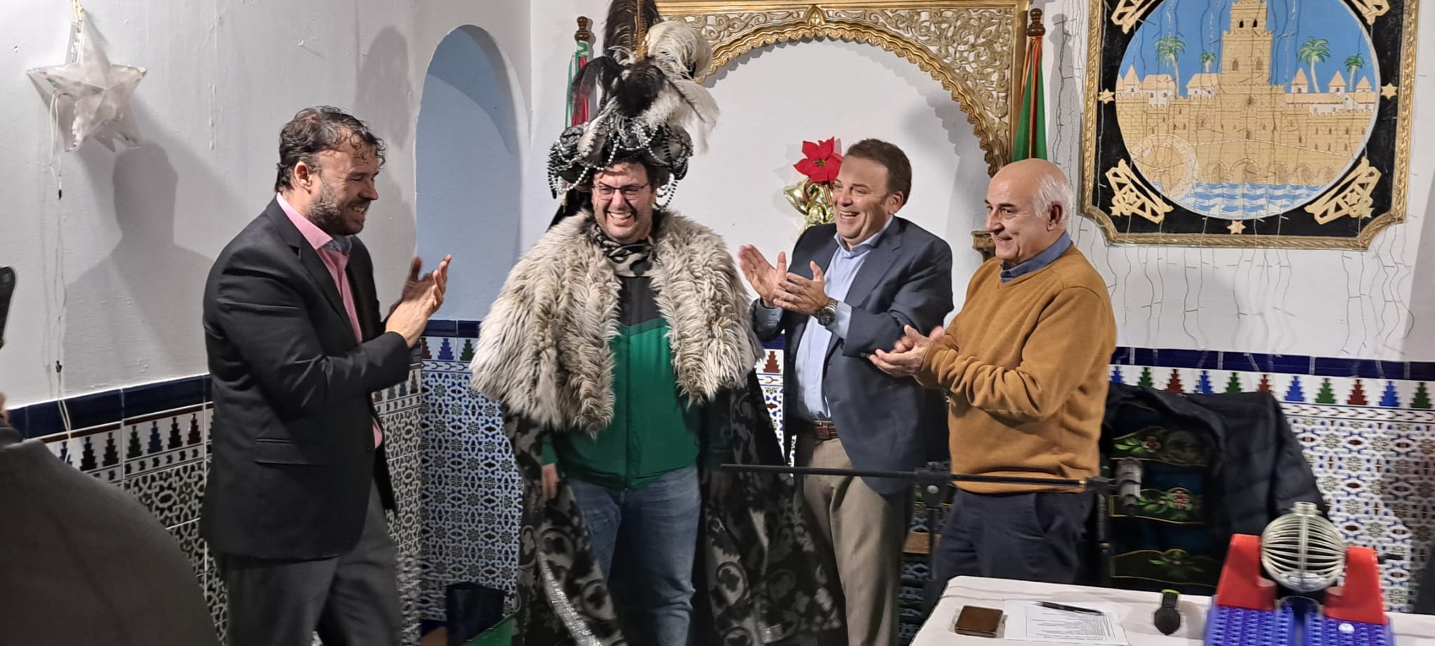 Sebastián Madrid, de la Peña Coro Alminar, el Rey Baltasar en la Cabalgata de Córdoba Sebastián Madrid, de la Peña Coro Alminar, el Rey Baltasar en la Cabalgata de Córdoba
