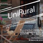 Las diputaciones provinciales y la Universidad de Extremadura impulsan la incorporación de titulados a empresas del medio rural