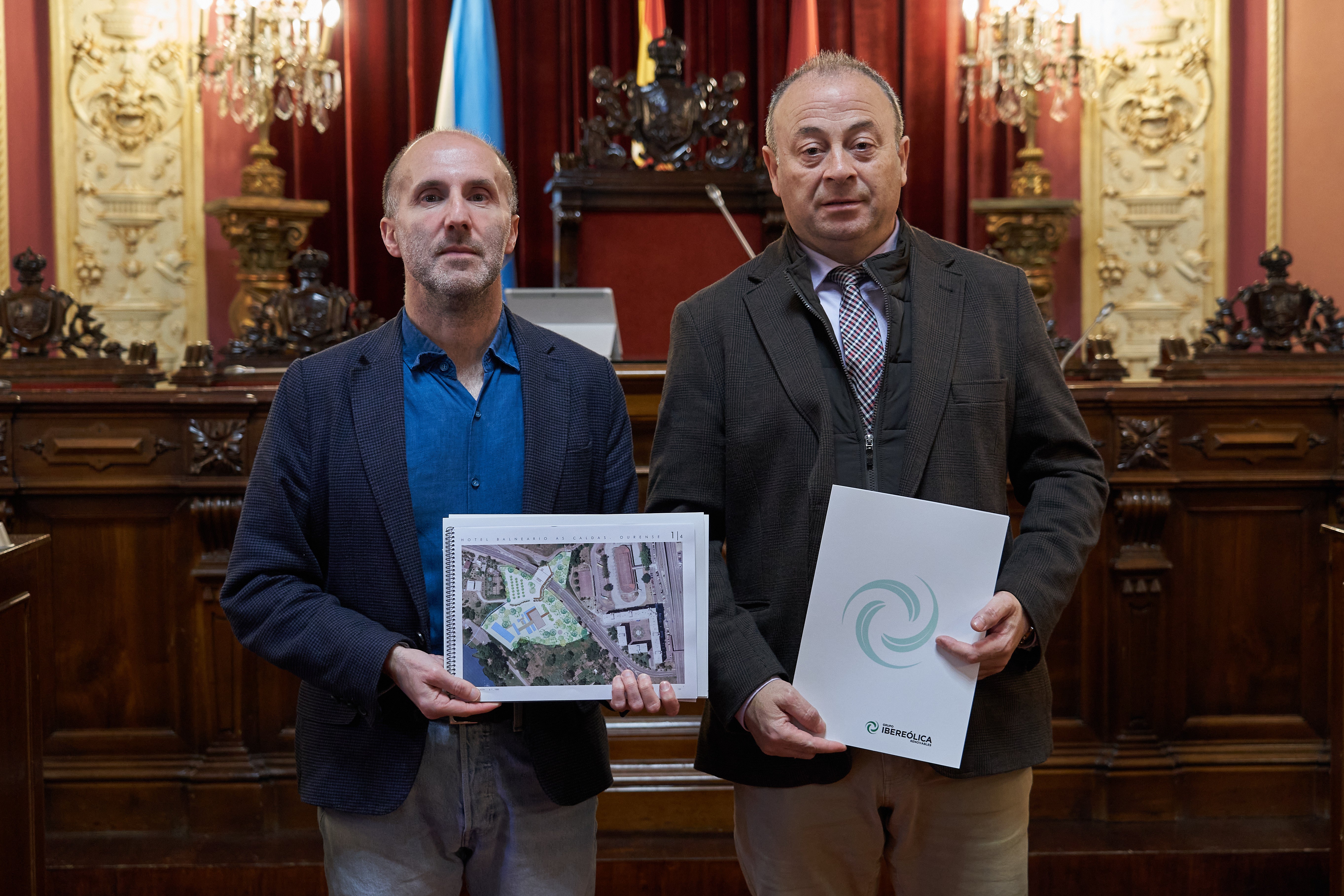 O alcalde recibe os promotores dun Hotel Balneario de 5 estrelas O alcalde recibe os promotores dun Hotel Balneario de 5 estrelas