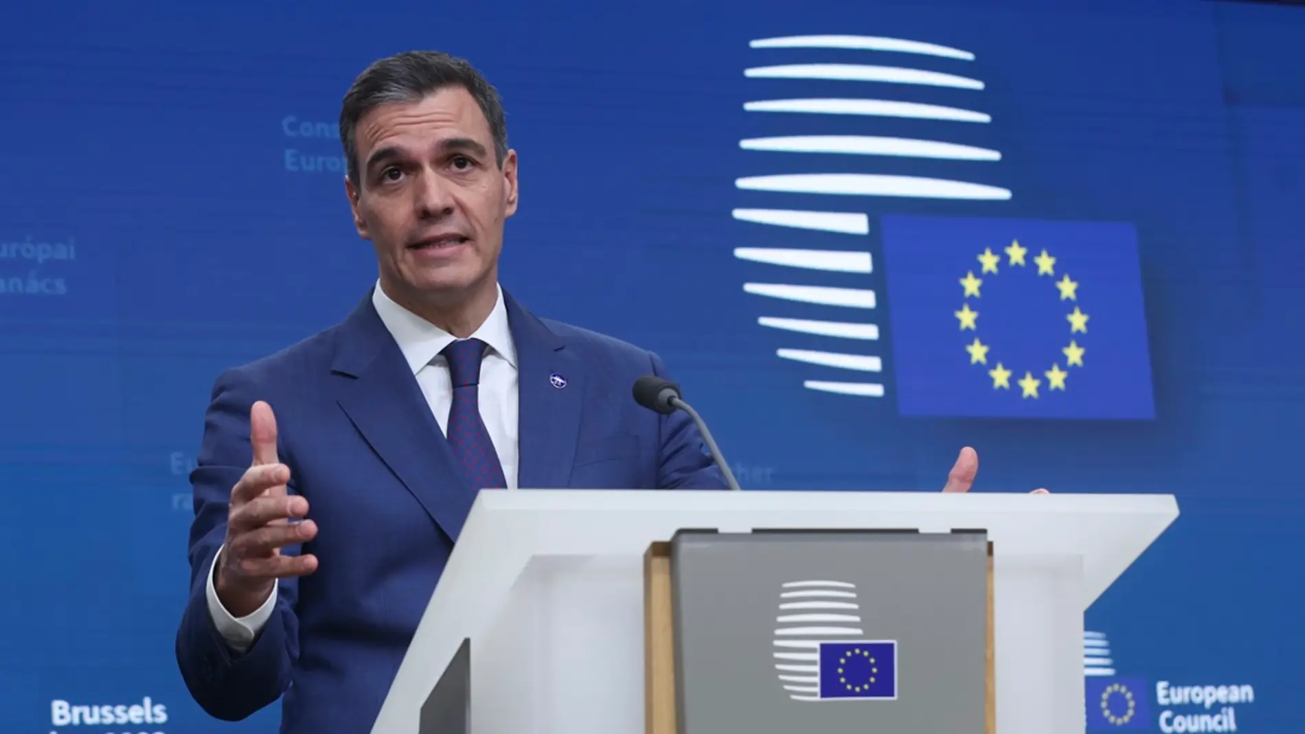 Sánchez acusa al Partido Popular Europeo de atacarle en Estrasburgo con los argumentos "falaces" del PP