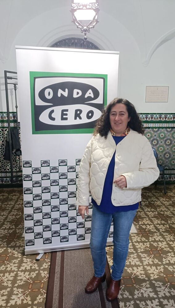 La alcaldesa de Cortegana, María del Mar Martín Florido, en el Ayuntamiento que preside.