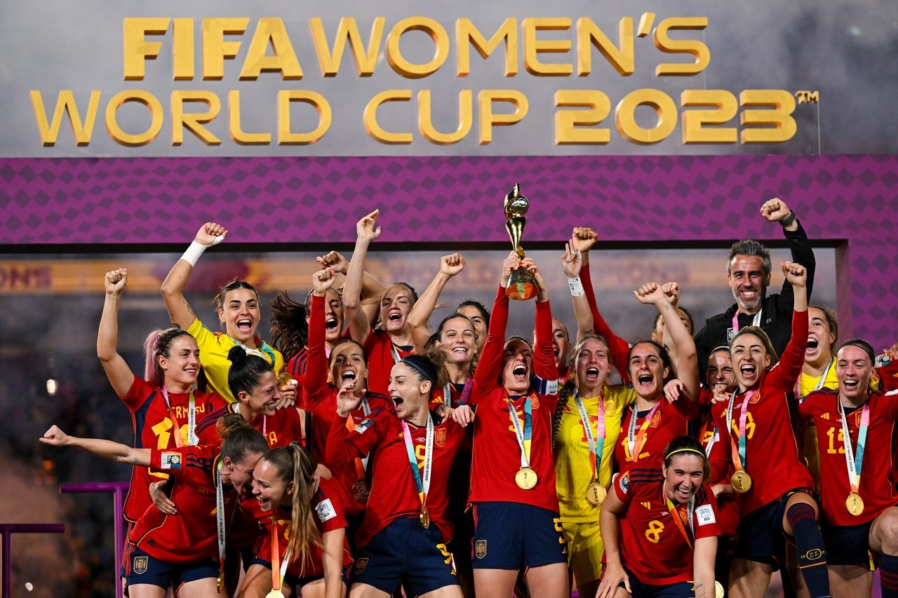 La selección española celebra el Mundial La selección española celebra el Mundial