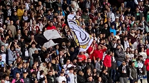 Aficionados de Unionistas en un partido de esta temporada Aficionados de Unionistas en un partido de esta temporada