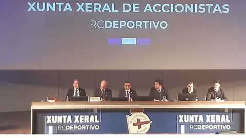 Asamblea de accionistas del Deportivo En Palexco, el 19 de diciembre de 2023