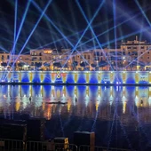 Pruebas del espectáculo 'Navigalia: La Magia está en el Río' Pruebas del espectáculo 'Navigalia: La Magia está en el Río'