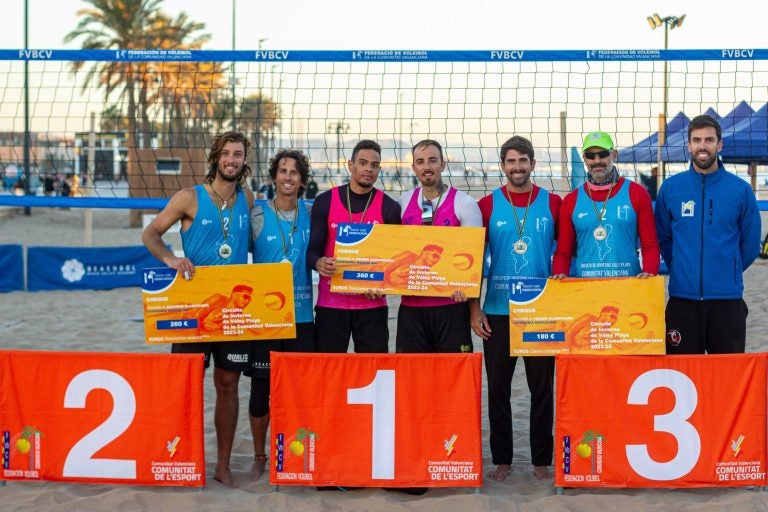 El Voley Playa Poniente Benidorm logra el oro masculino en la Malvarrosa El Voley Playa Poniente Benidorm logra el oro masculino en la Malvarrosa
