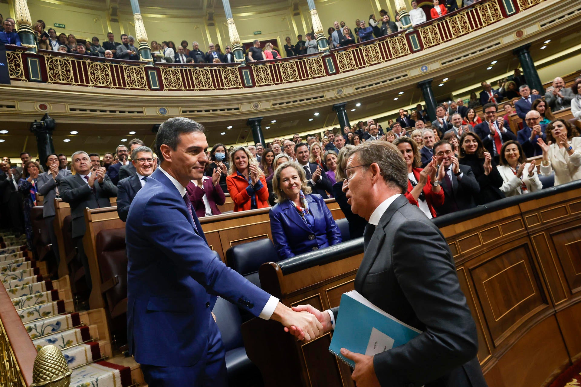 La reunión entre Sánchez y Feijóo será este viernes 22 por la mañana en el Congreso La reunión entre Sánchez y Feijóo será este viernes 22 por la mañana en el Congreso
