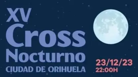 Orihuela acoge el próximo sábado 23 de diciembre la XV edición de su tradicional Cross Nocturno Cross