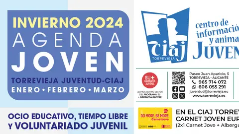 Juventud de Torrevieja presenta su agenda joven de invierno para el próximo año 2024 Agenda joven
