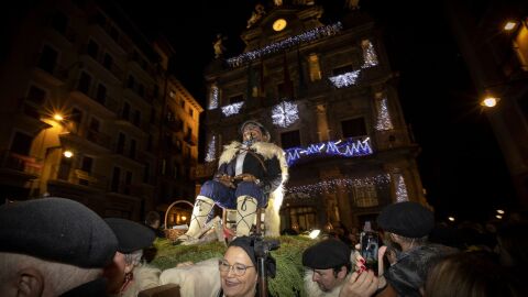 Olentzero en Pamplona