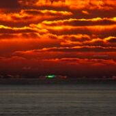 SuperFoto en Costa da Morte con Rayo Verde incluido desde el Faro de Touriñán