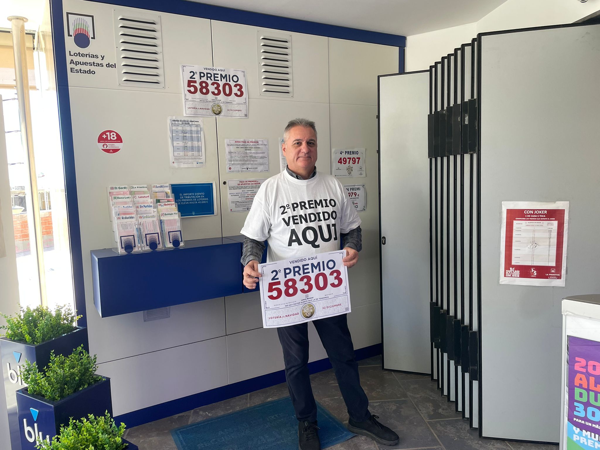 Benicàssim reparte 250.000 con dos décimos del segundo premio de la lotería de Navidad Benicàssim reparte 250.000 con dos décimos del segundo premio de la lotería de Navidad