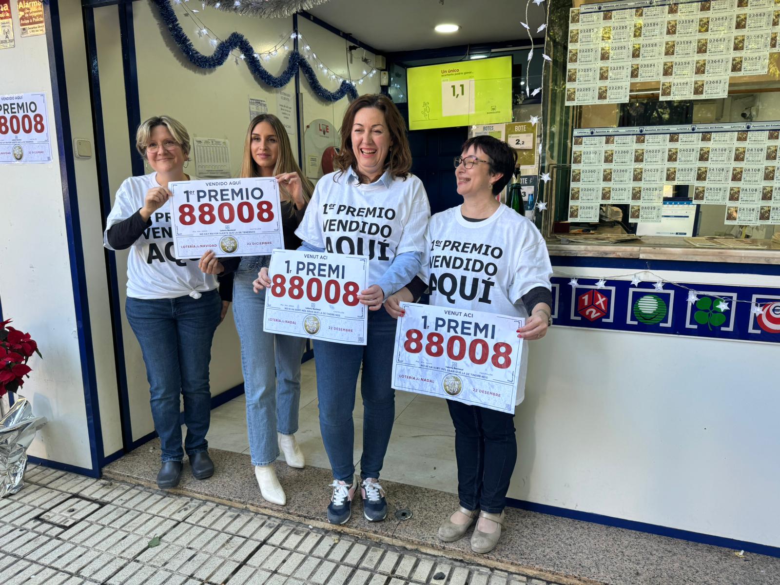 Estos son los premios de la Lotería de Navidad que han caído en Castellón Estos son los premios de la Lotería de Navidad que han caído en Castellón
