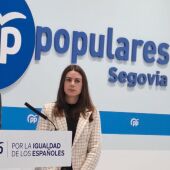 Elena Rincón, procurador del PP por Segovia