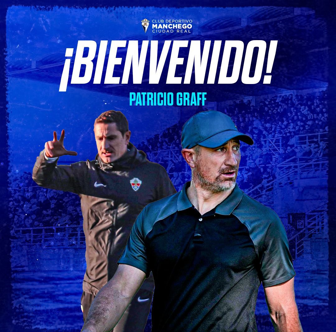Patricio Graff, nuevo entrenador del CD Manchego de Ciudad Real Patricio Graff, nuevo entrenador del CD Manchego de Ciudad Real