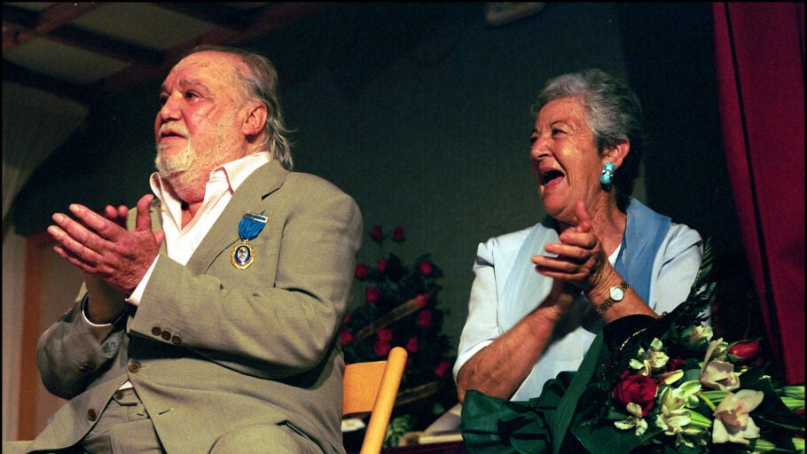 Paco Rabal y Asunci&oacute;n Balaguer