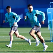 Sangalli en un entrenamiento del Málaga CF Sangalli en un entrenamiento del Málaga CF
