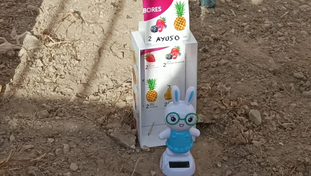 Un puesto de frutas para la presidenta de la Comunidad de Madrid Un puesto de frutas para la presidenta de la Comunidad de Madrid
