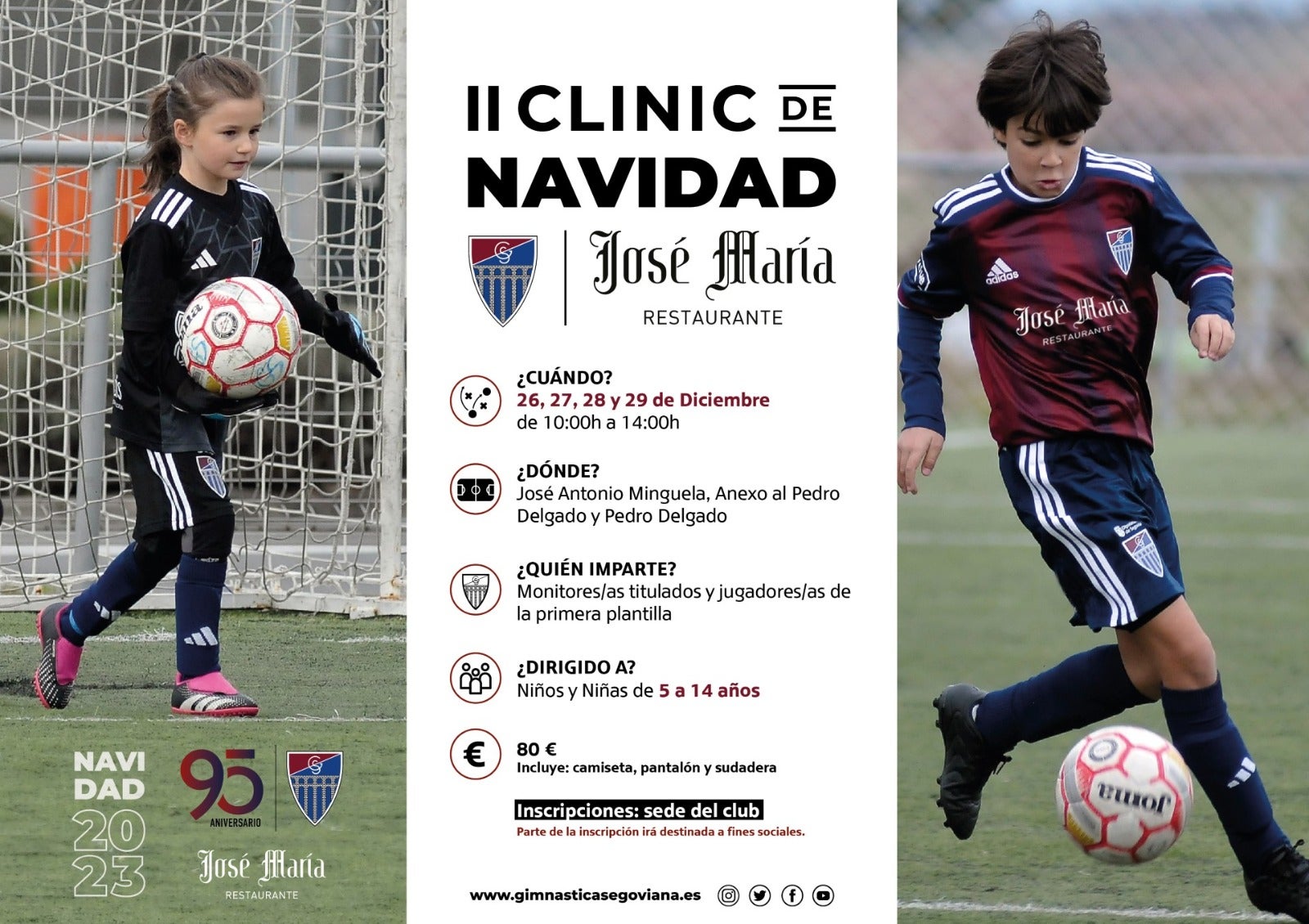 Éxito del clinic de Navidad de la Segoviana Éxito del clinic de Navidad de la Segoviana