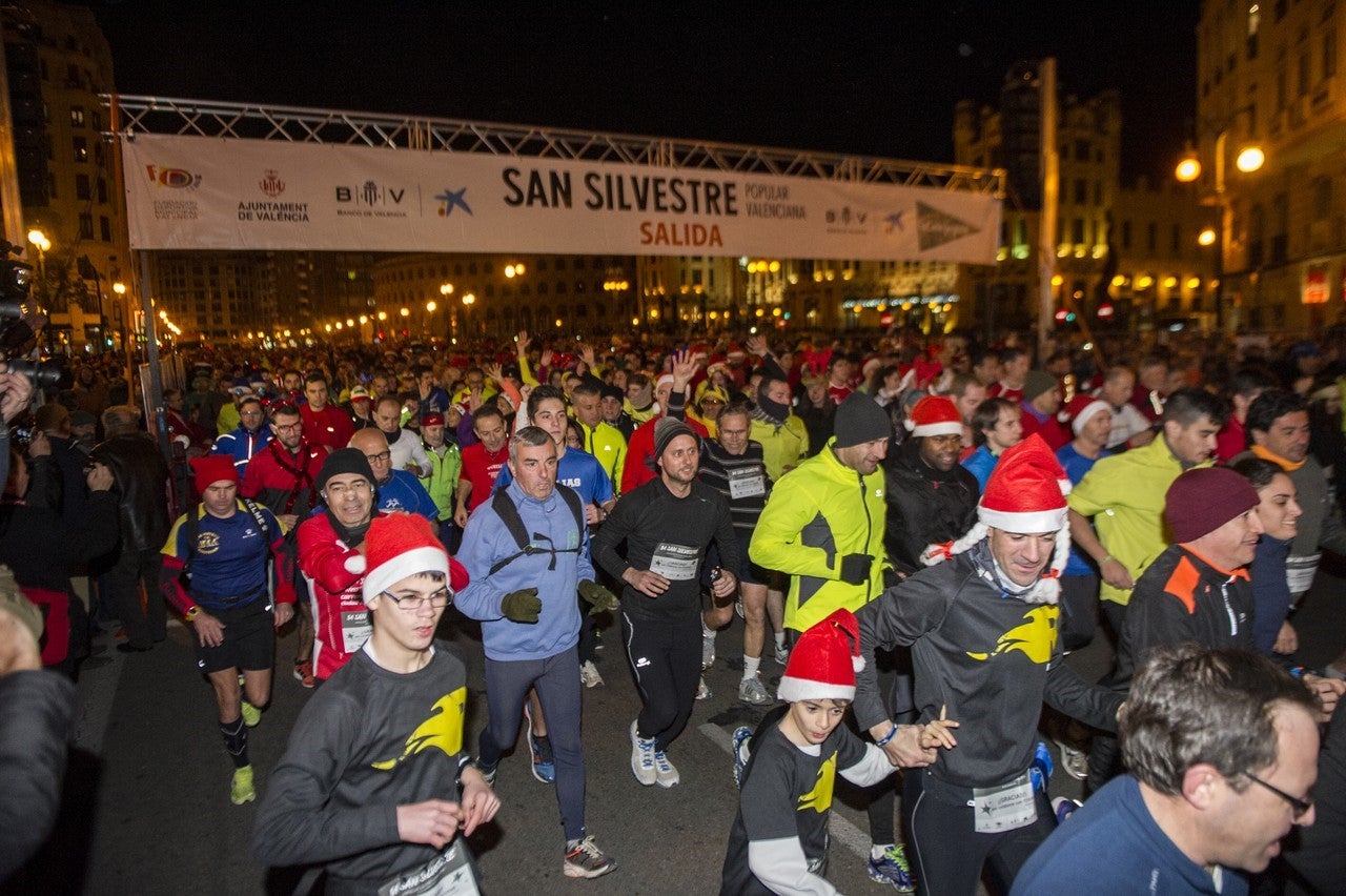 La salida de la San Silvestre Popular Valenciana tendrá lugar a las 20.00h del día 30 en el cruce de Xàtiva con San Vicente La salida de la San Silvestre Popular Valenciana tendrá lugar a las 20.00h del día 30 en el cruce de Xàtiva con San Vicente