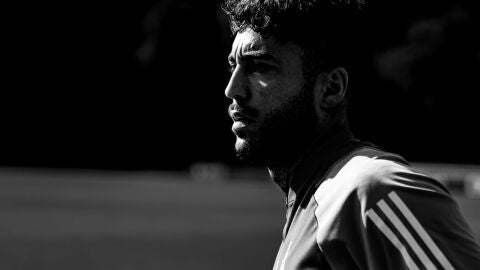 V&iacute;ctor Camarasa, jugador de Real Oviedo