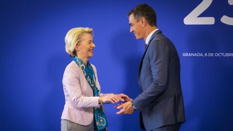 Ursula Von der Leyen y Pedro Sánchez en una foto de archivo