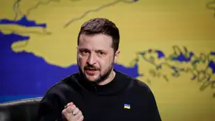 Imagen de archivo del presidente de Ucrania, Volodímir Zelenski. 