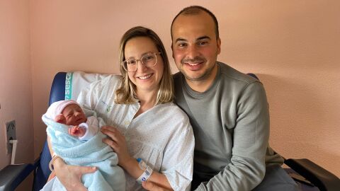Laia, la primera beb&eacute; de 2024 en Castilla - La Mancha nacida en Albacete