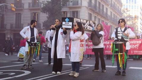 Primera trobada entre el conseller de Salut, Manel Balcells, i Infermeres de Catalunya