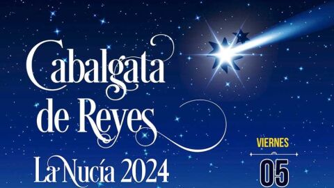 Cartel Reyes Magos Nuc&iacute;a 2024