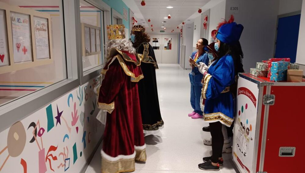 Visita a los niños hospitalizados