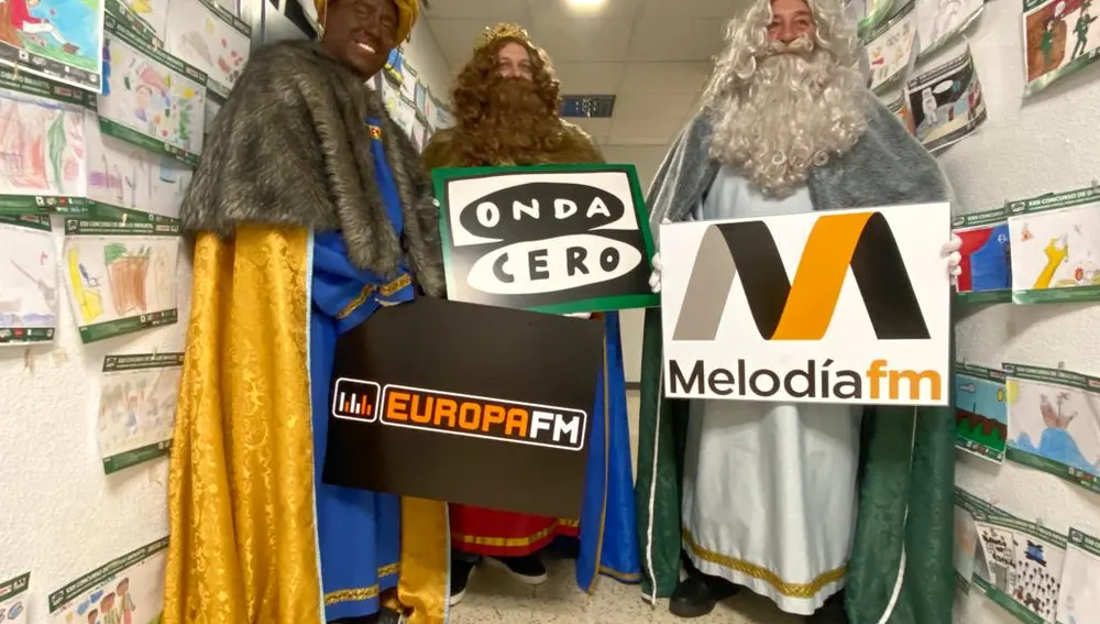 Los Reyes Magos visitan la radio