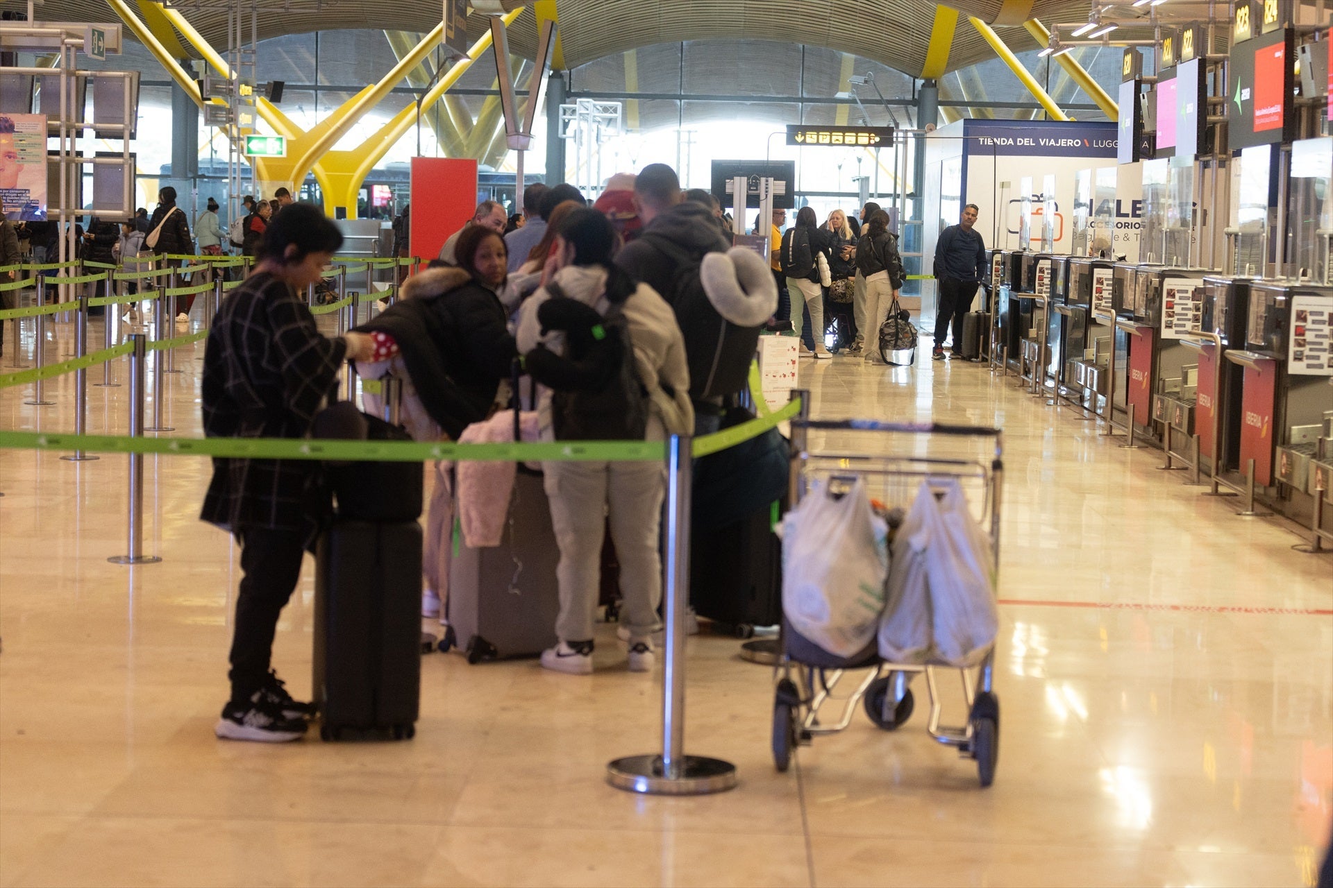 La huelga de Iberia eleva su seguimiento en su segundo día La huelga de Iberia eleva su seguimiento en su segundo día