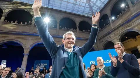 Imagen del acto de proclamación de Afonso Rueda como candidato del PP a la Presidencia de la Xunta. Imagen: X/Twitter PP Alfonso Rueda