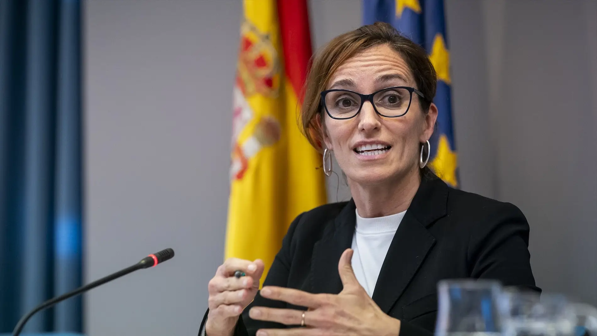 La ministra de Sanidad, Mónica García/ A. Pérez Meca / Europa Press