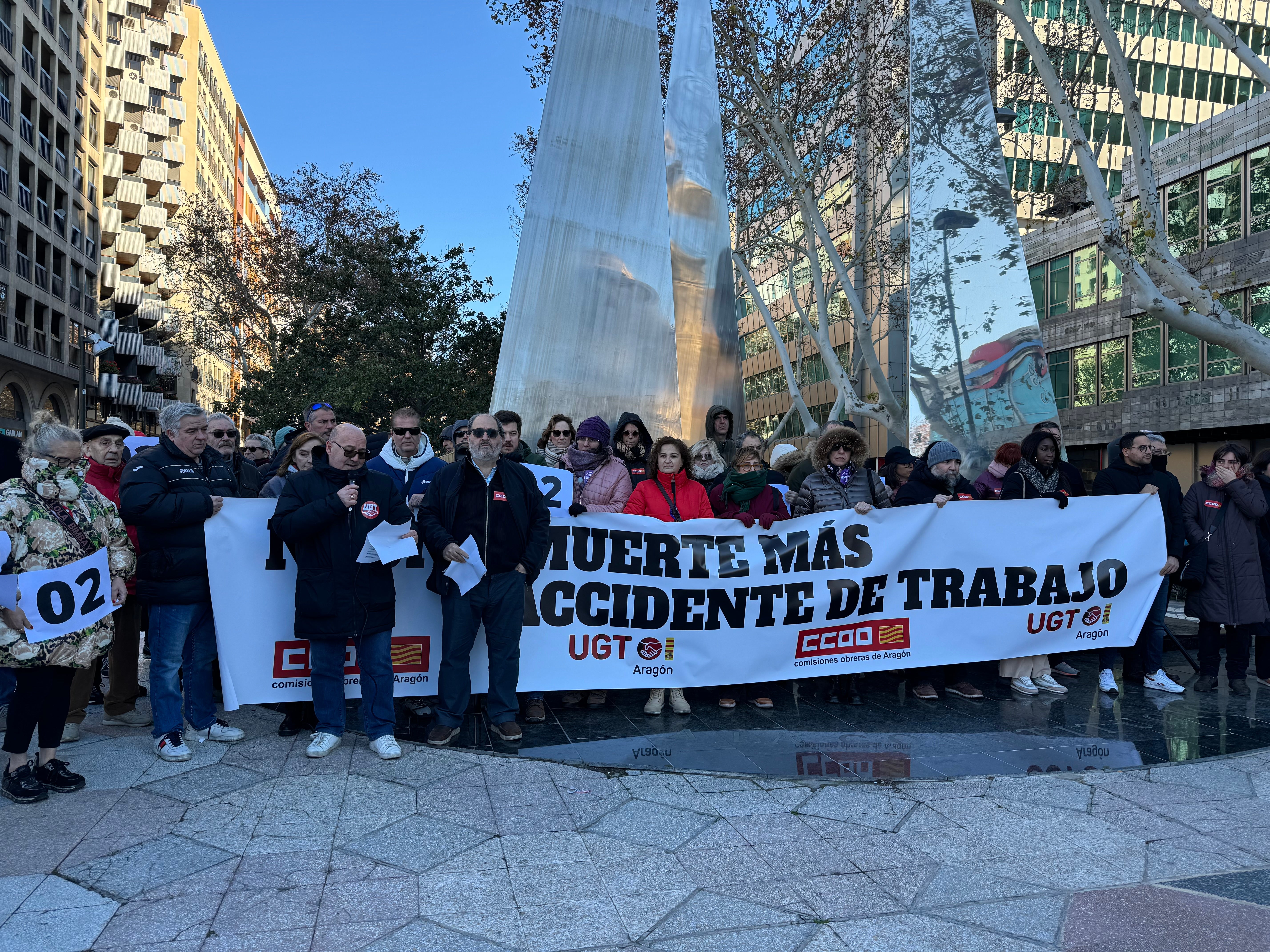 UGT y CCOO lamentan las dos primeras víctimas del año UGT y CCOO lamentan las dos primeras víctimas del año