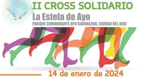 Cartel del II Cross Solidario "La Estela de Ayo"