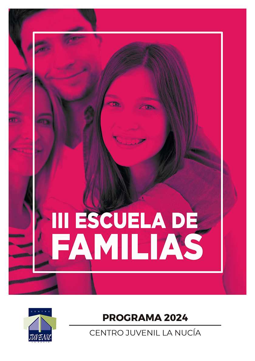 La "III Escuela de Familias" de La Nucía da inicio el 19 de enero en el Centre Juvenil La "III Escuela de Familias" de La Nucía da inicio el 19 de enero en el Centre Juvenil