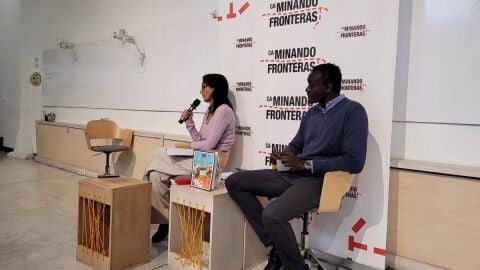 Helena Maleno, coordinadora de Ca-minando Fronteras, presentando su informe &lsquo;Monitoreo Derecho a la Vida 2023