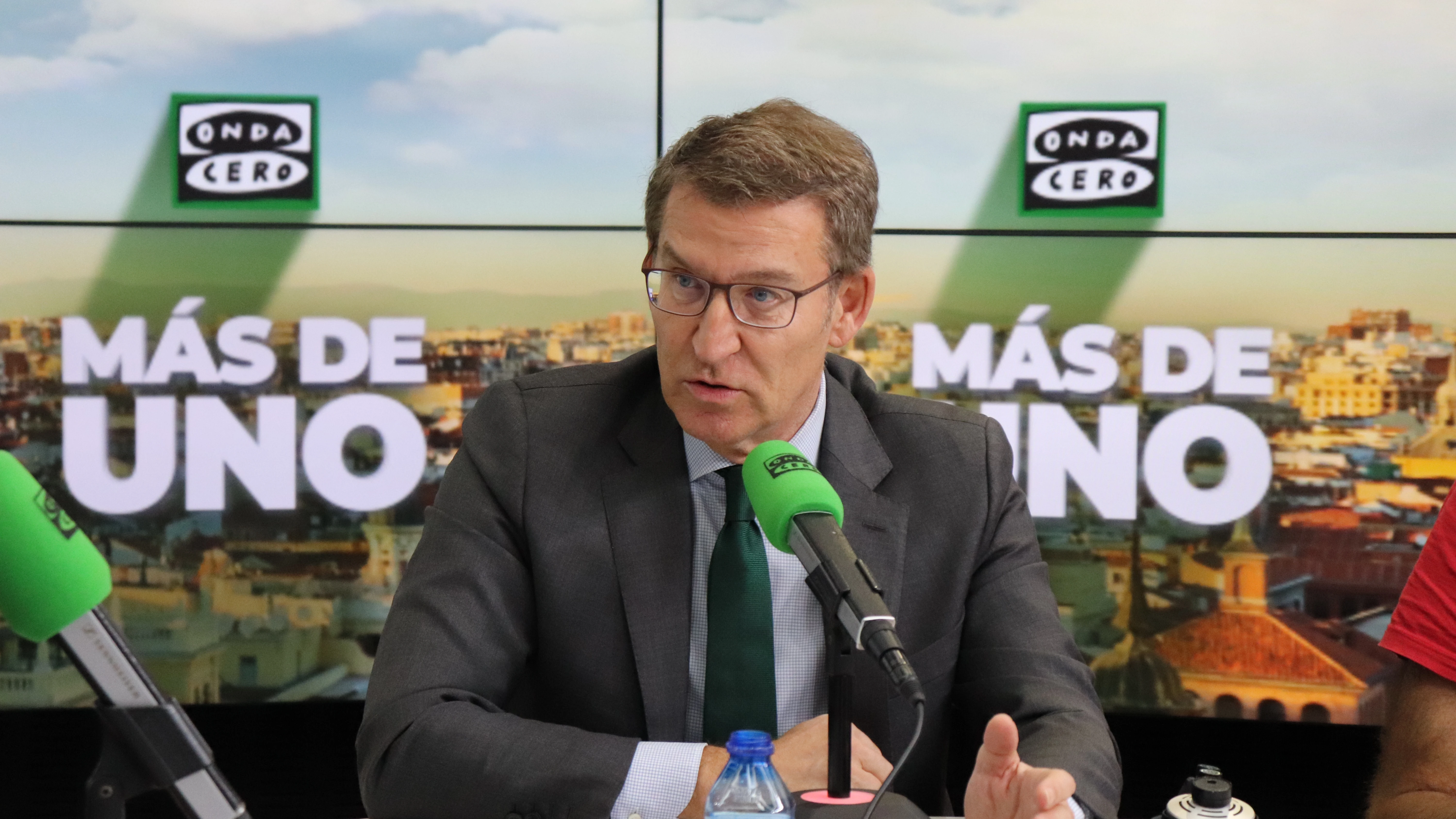 El líder del Partido Popular, Alberto Núñez Feijóo, en 'Más de uno'